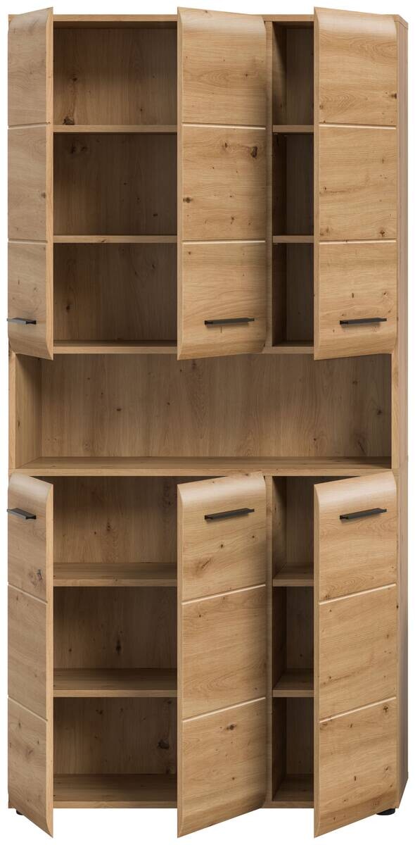 Mehrzweckschrank Ice Artisan Oak Nachbildung B/H/T: ca. 90x185x30 cm