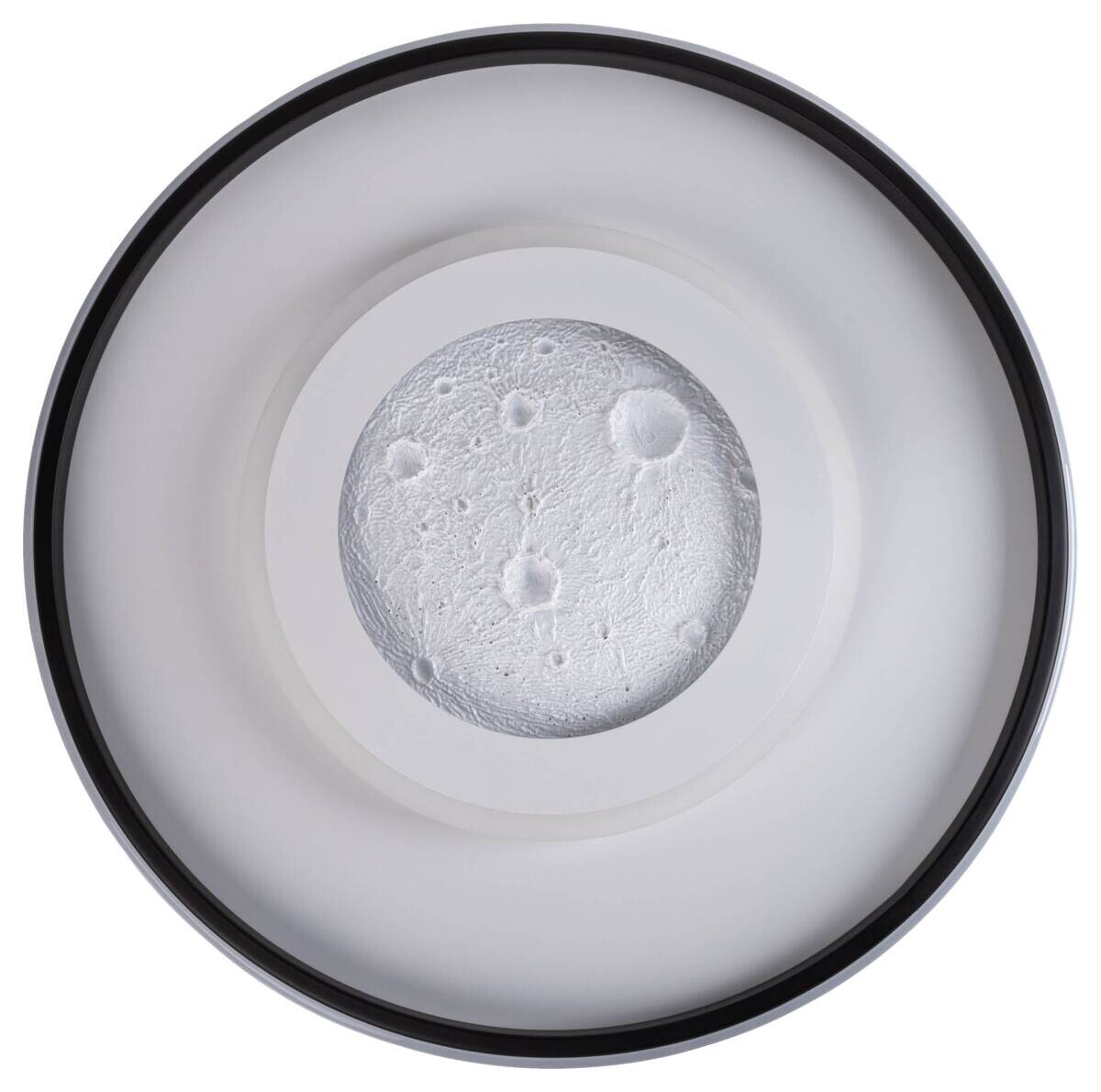 Näve Leuchten Deckenleuchte weiß Metall Kunststoff B/H/T: ca. 50x6x50 cm null 3 Brennstellen