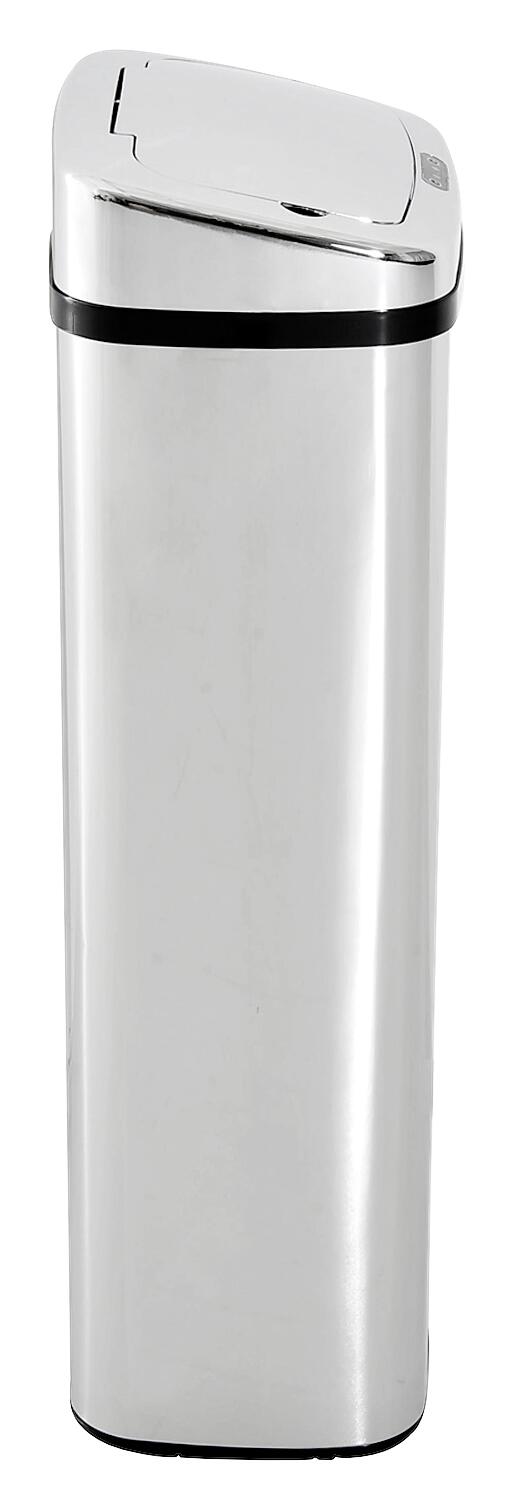 HOMCOM Mülleimer mit Sensor silber B/H/L: ca. 25x84x33 cm