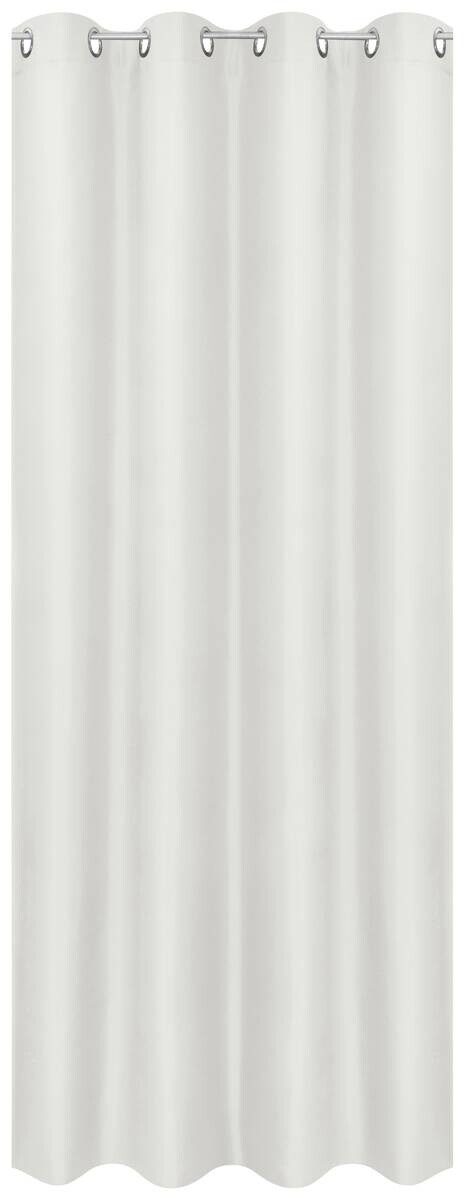 POCOline Ösenvorhang Barnaby weiß B/L: ca. 140x235 cm