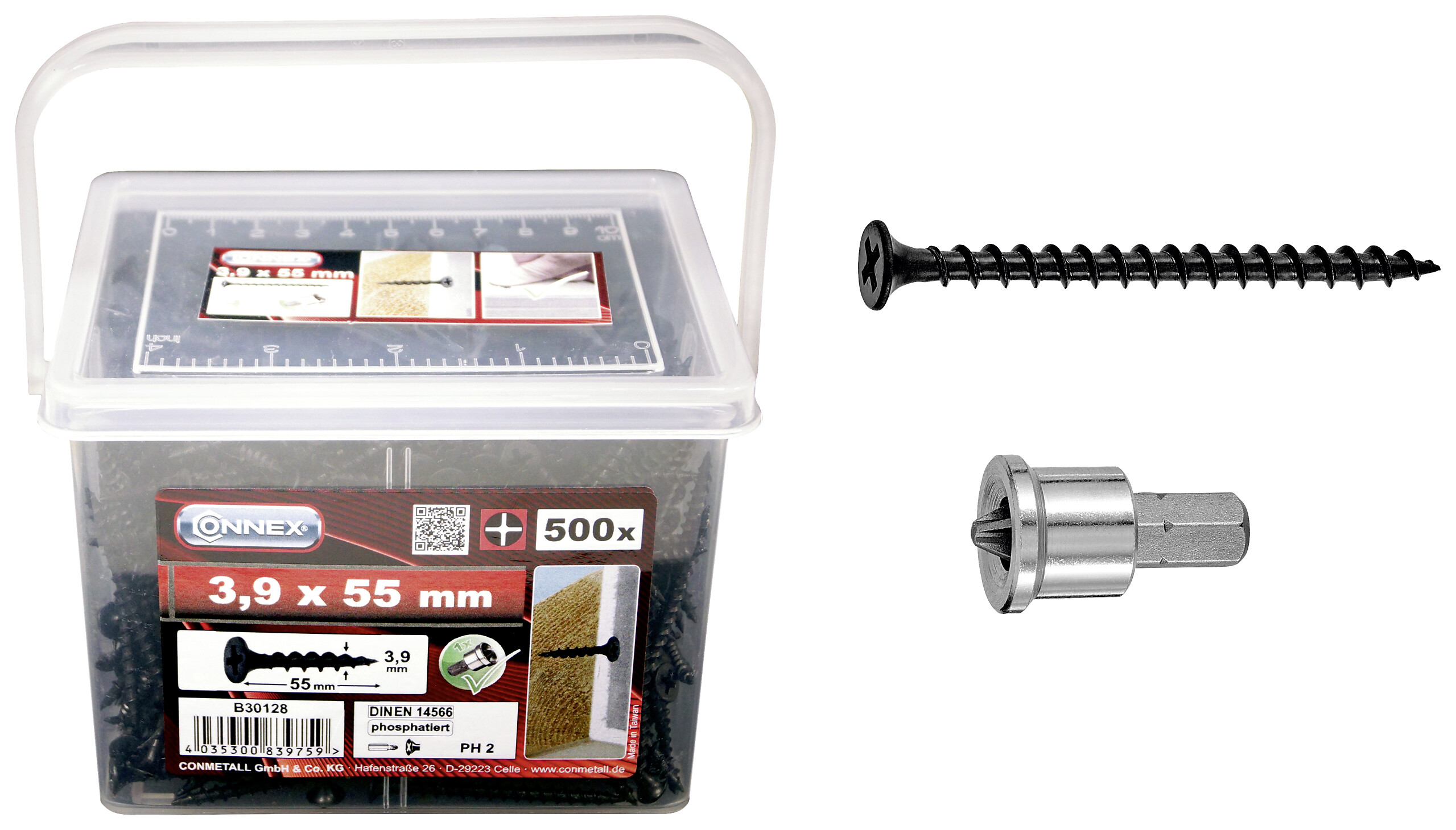 CONNEX Schrauben 500 tlg.