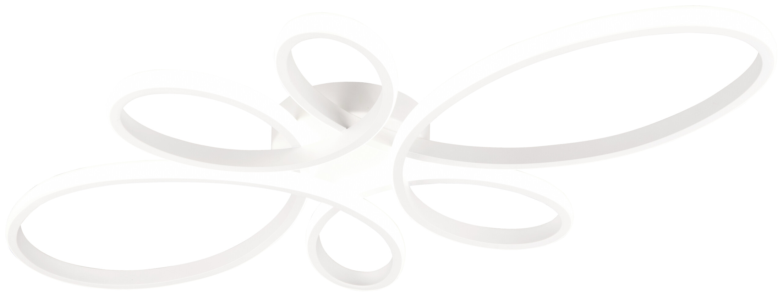 Trio LED-Deckenleuchte Fly weiß Metall B/H/L: ca. 7,5x45,5x83 cm