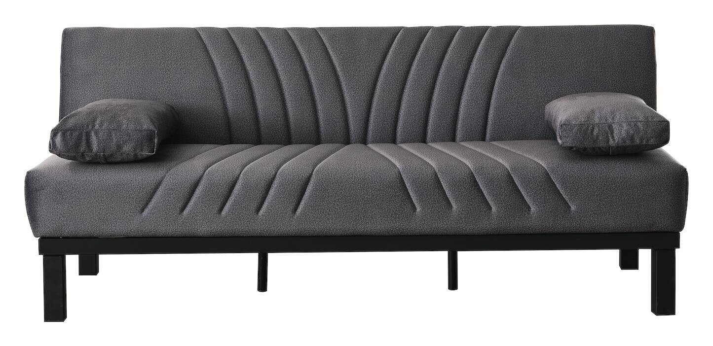 Schlafsofa grau Polyester B/H/T: ca. 190x86x84 cm