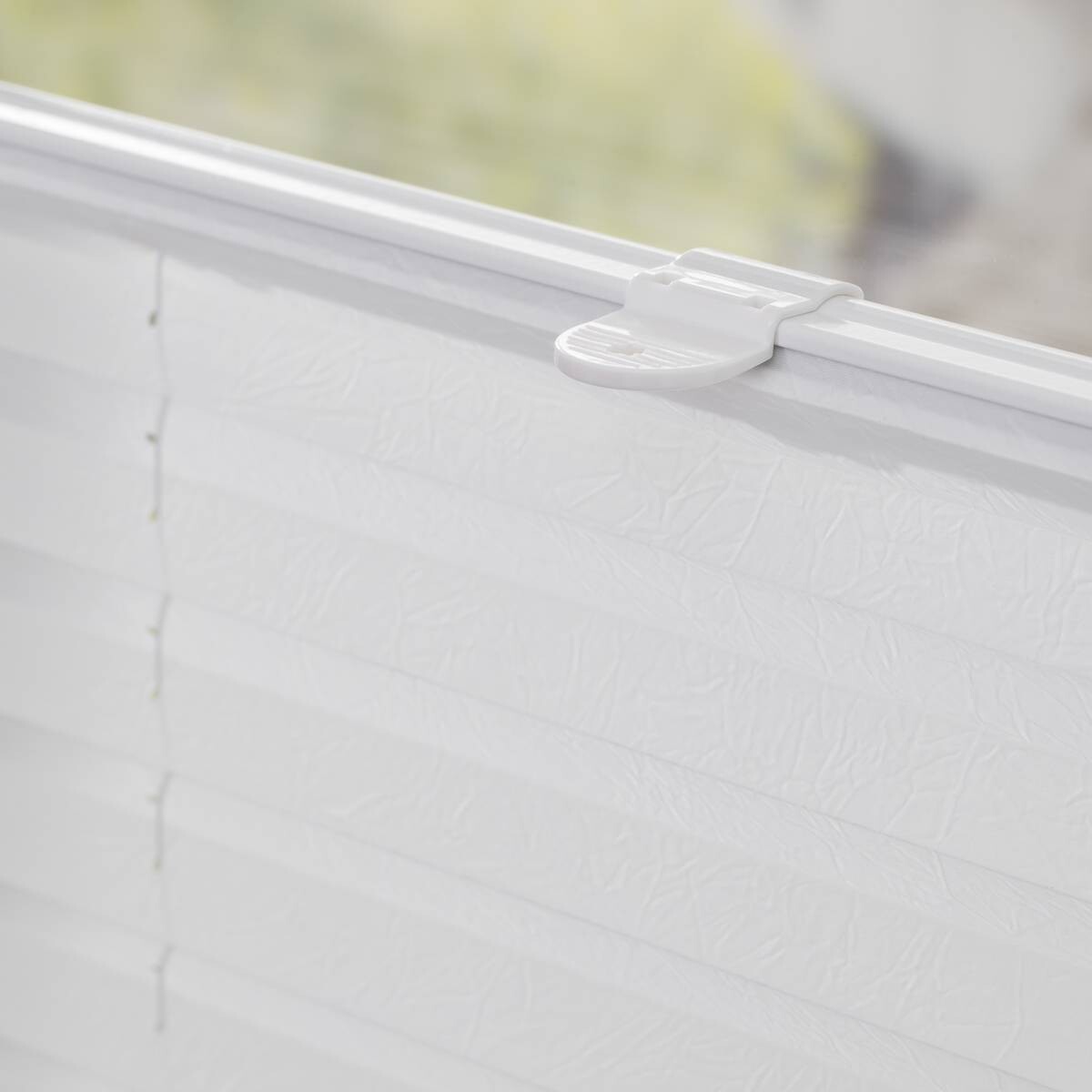 LICHTBLICK Spannplissee weiß B/L: ca. 55x130 cm