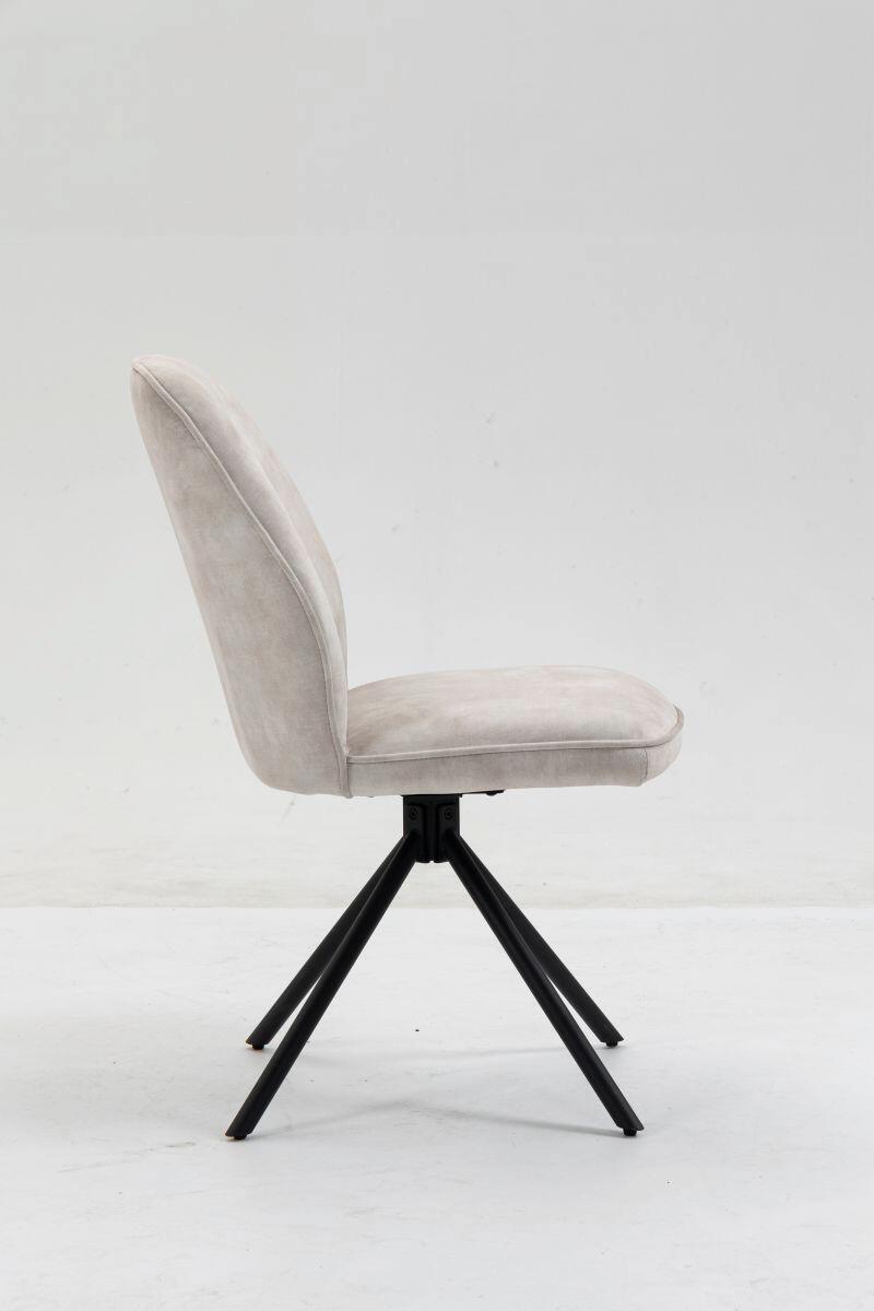 Stuhl Mailand weiß Microfaser B/H/T: ca. 53x89x64 cm