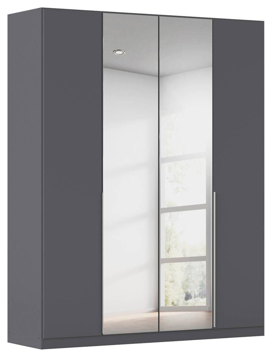 Kleiderschrank Alabama grau B/H/T: ca. 181x229x54 cm