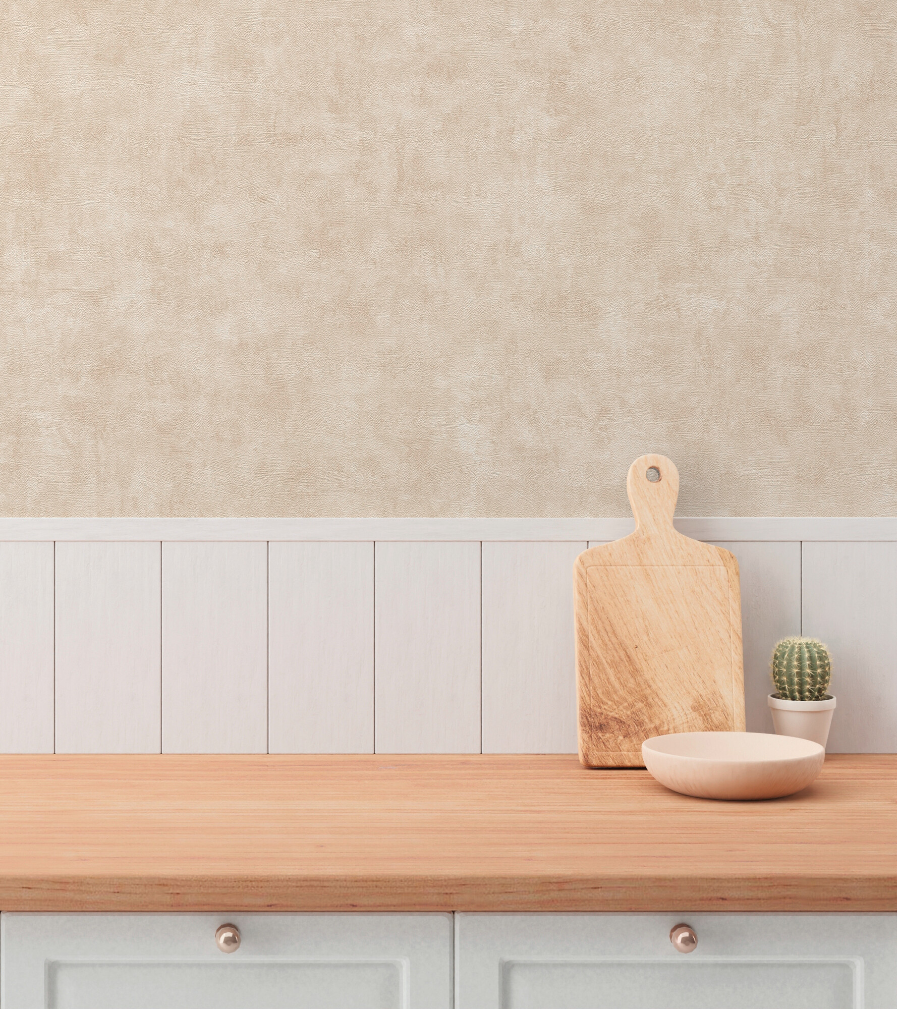 A.S.Creation Vliestapete creme B/H/D: ca. 53x1005x8,6 cm