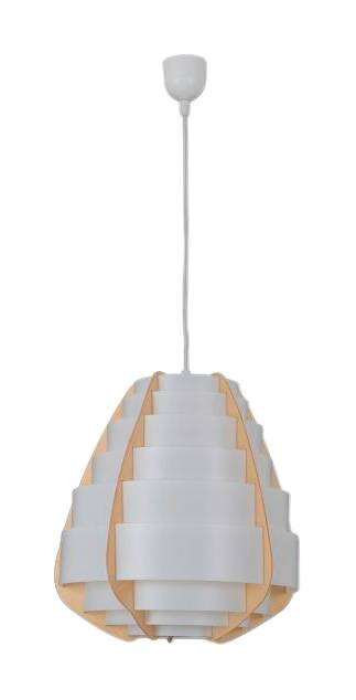 Näve Leuchten Pendelleuchte Malmö NV7076111 weiß Kunststoff H/D: ca. 36x37 cm E27 1 Brennstellen