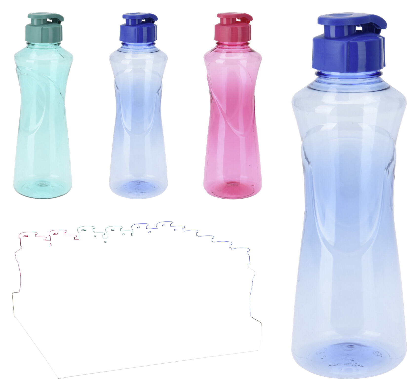 Trinkflasche sortiert