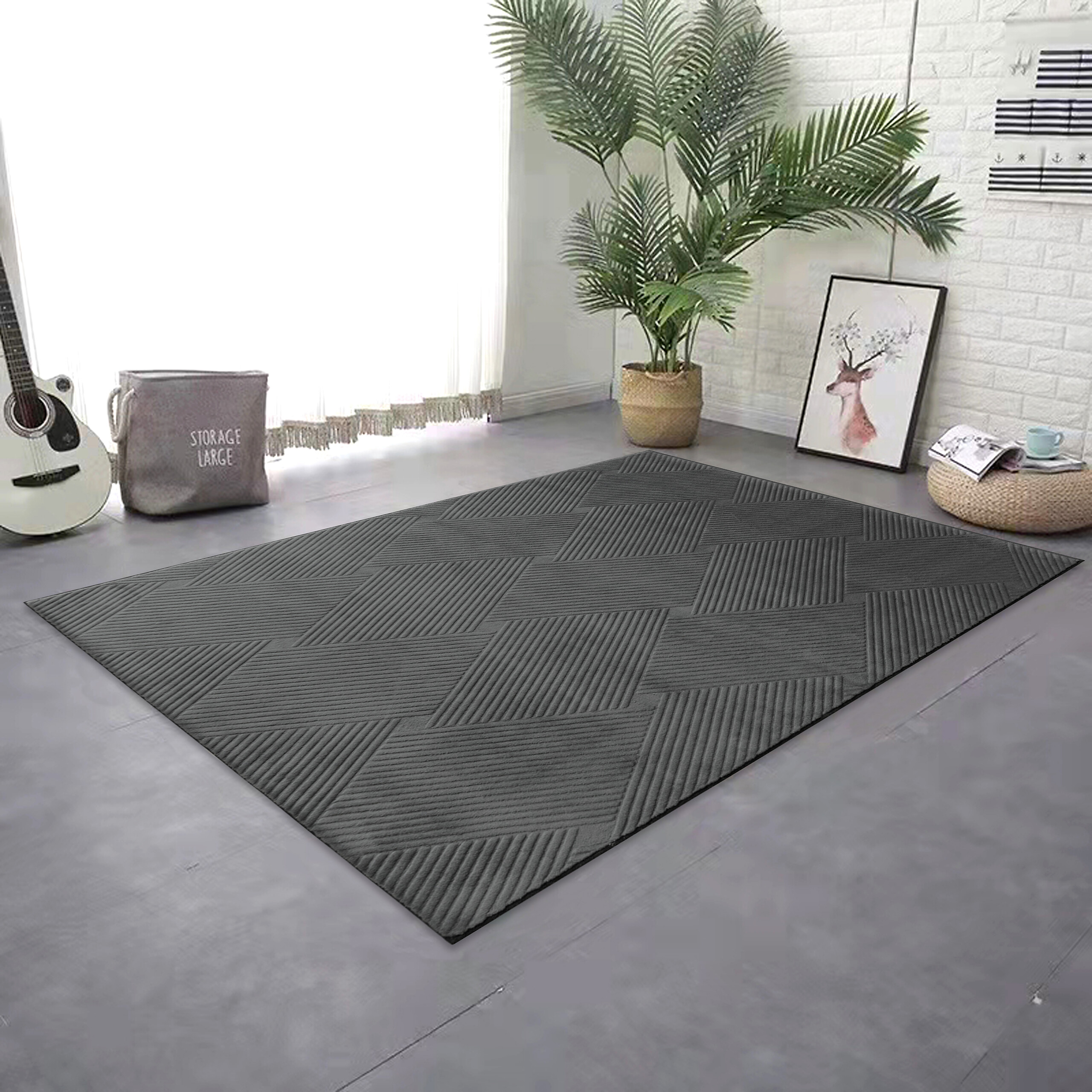 Fellimitat Monaco stone B/L: ca. 80x150 cm