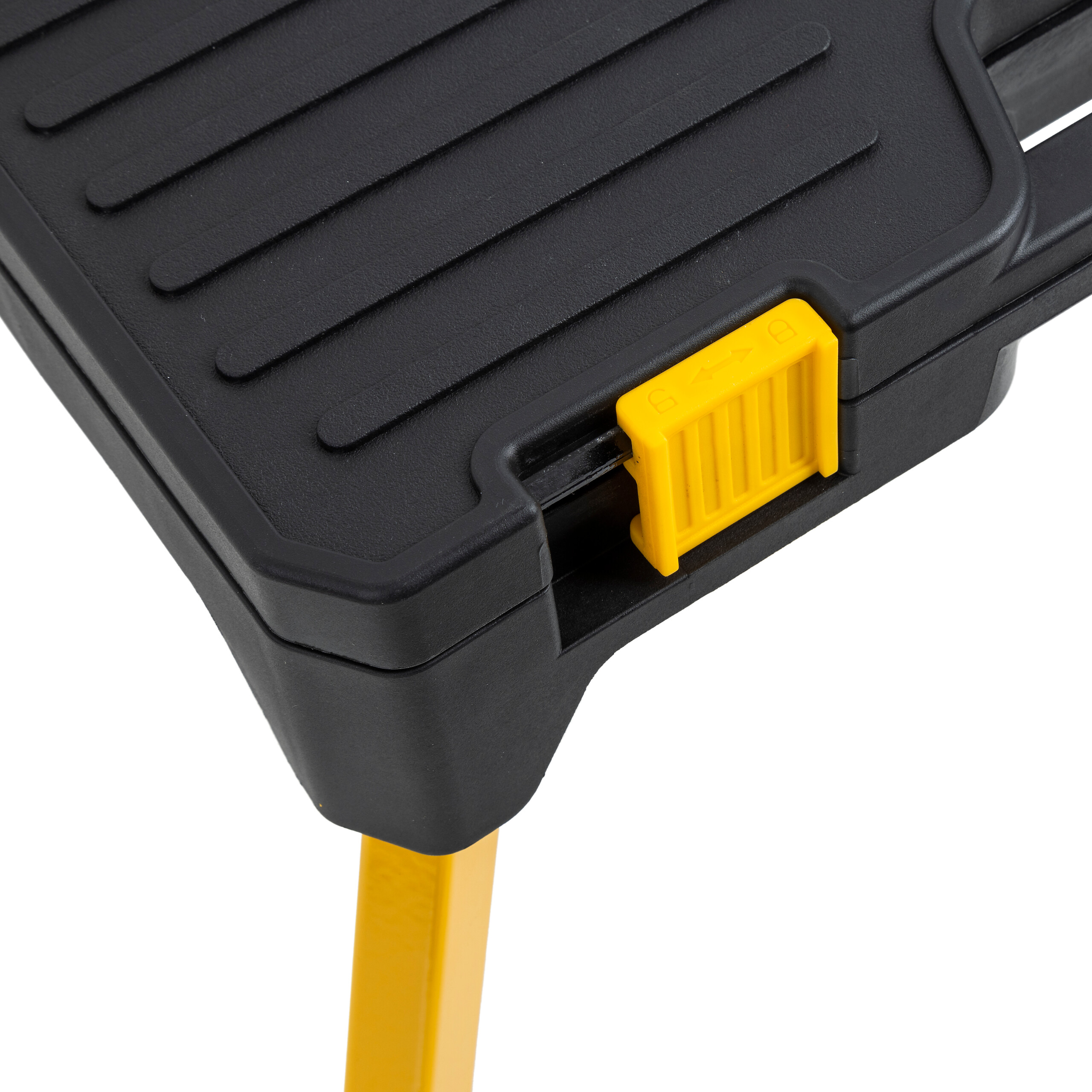 HI Klapptritt schwarz Stahl