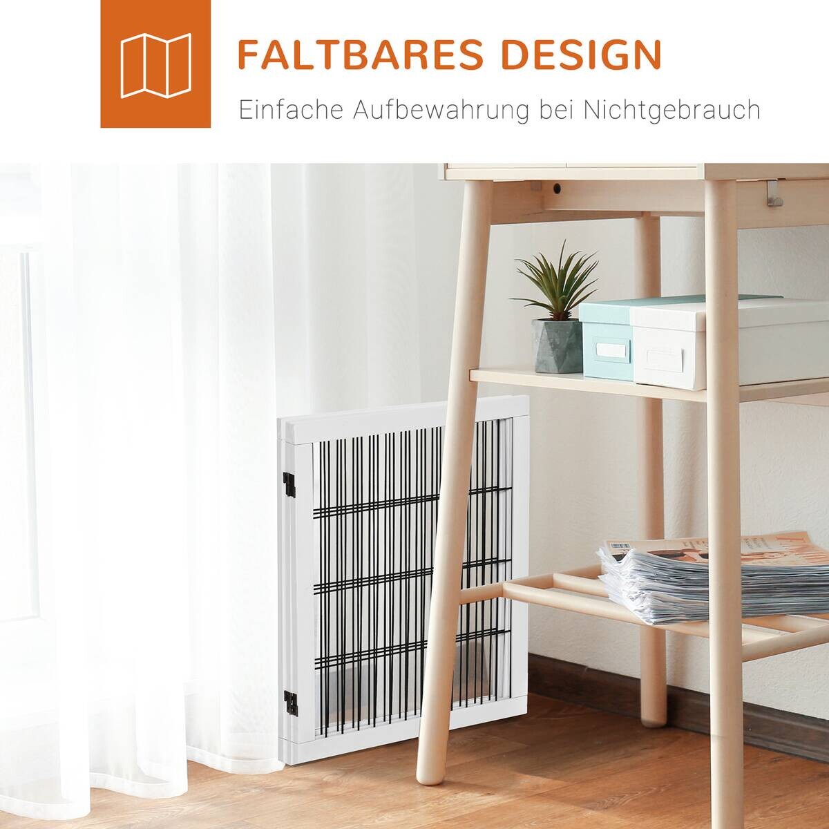 PawHut Hunde-Zubehör weiß Polypropylen B/H/L: ca. 36x185x71 cm