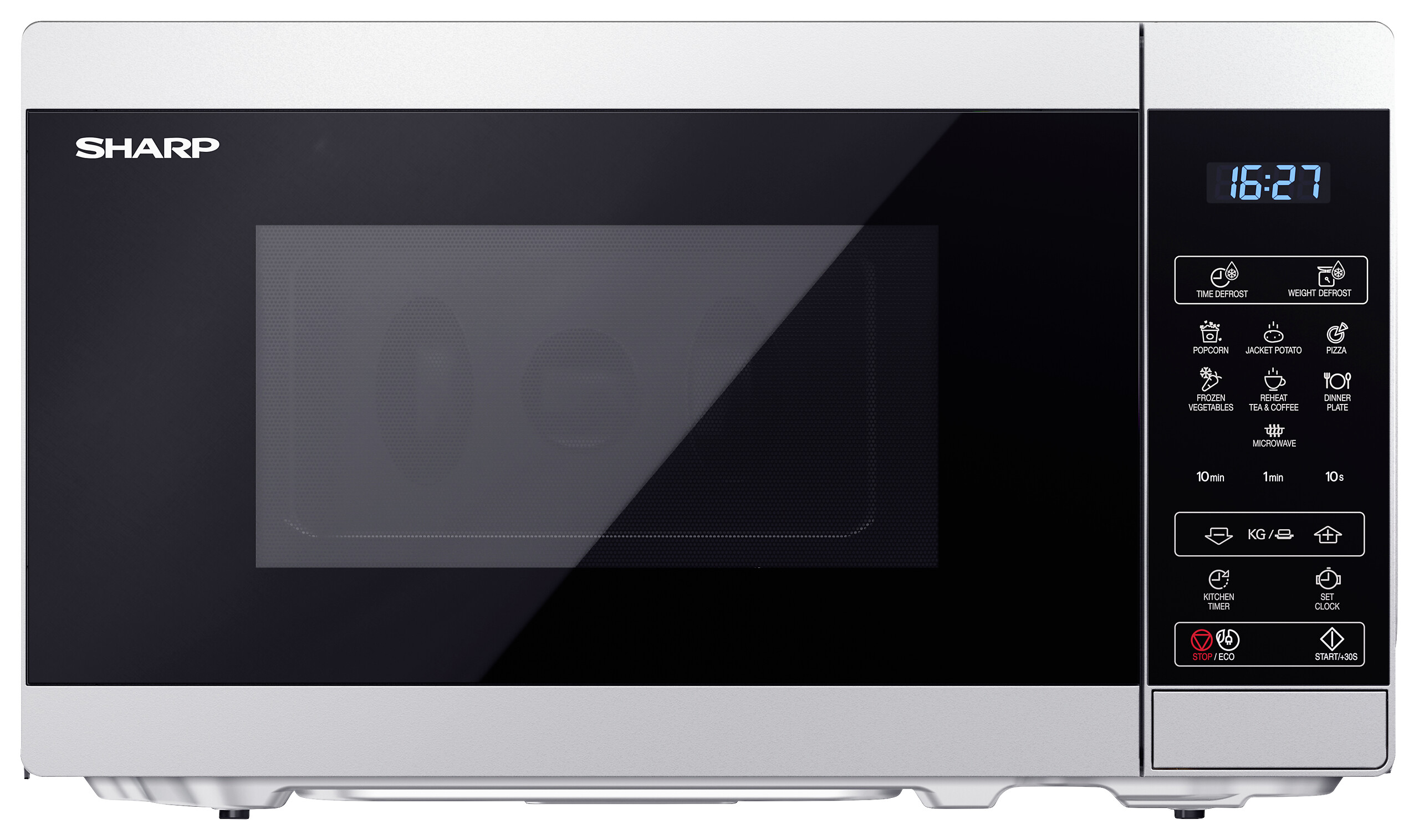 Sharp Mikrowelle weiß Glas B/H/T: ca. 44x25,8x32,4 cm