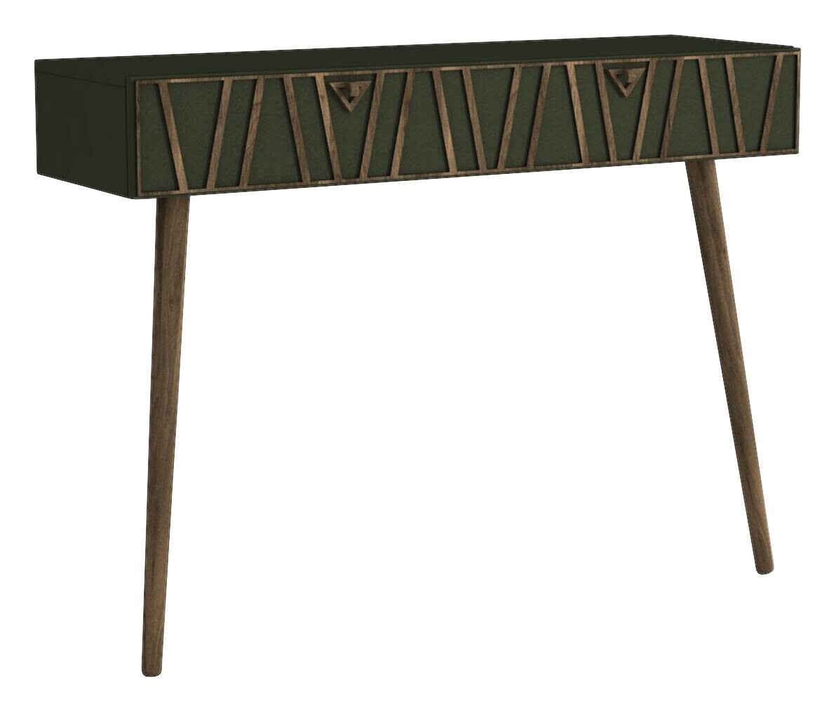 Konsolentisch Forest walnuss Nachbildung grün Spanplatte B/H/T: ca. 120x90x36 cm
