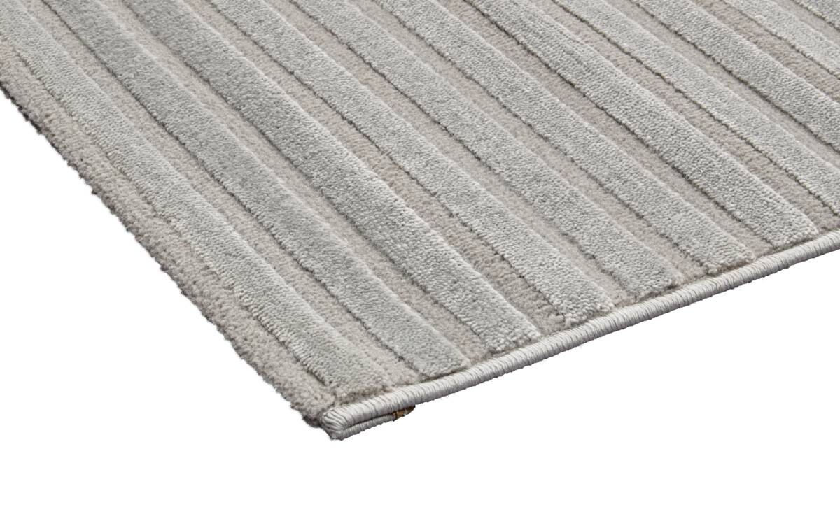 Webteppich Lucy grau B/L: ca. 120x160 cm