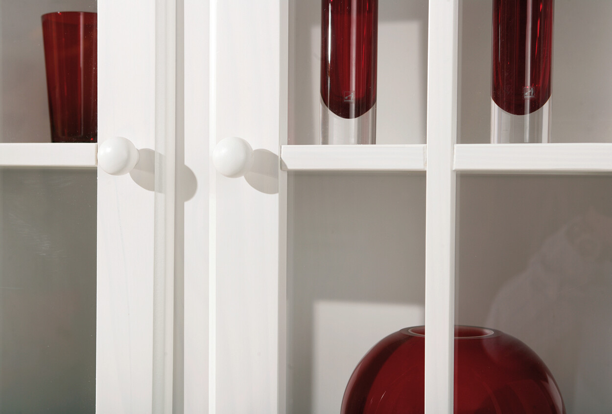 Buffet Siena weiß lackiert Kiefer B/H/T: ca. 130x198x43 cm