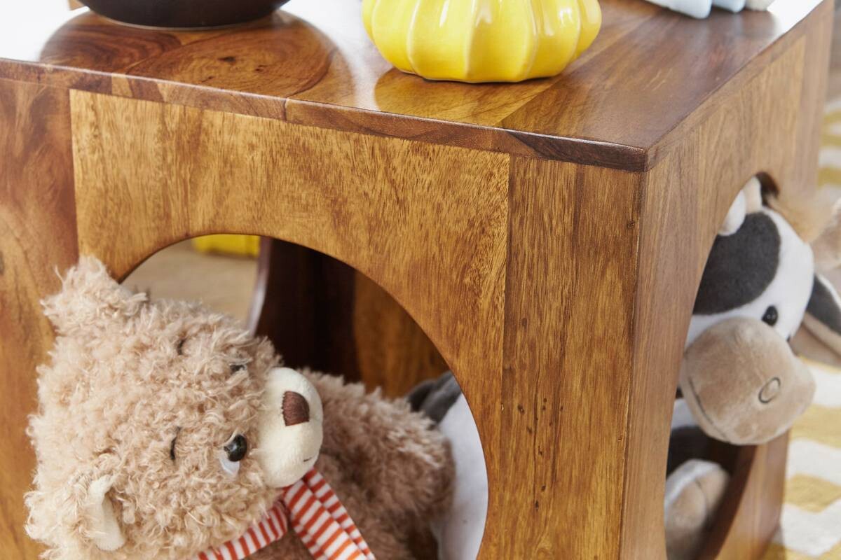 Beistelltisch rosenholz Holz B/H/T: ca. 35x35x35 cm