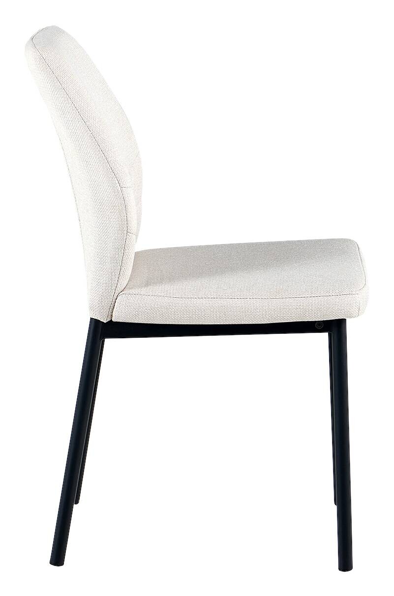 Stuhl Marbella beige Webstoff B/T: ca. 45x56 cm