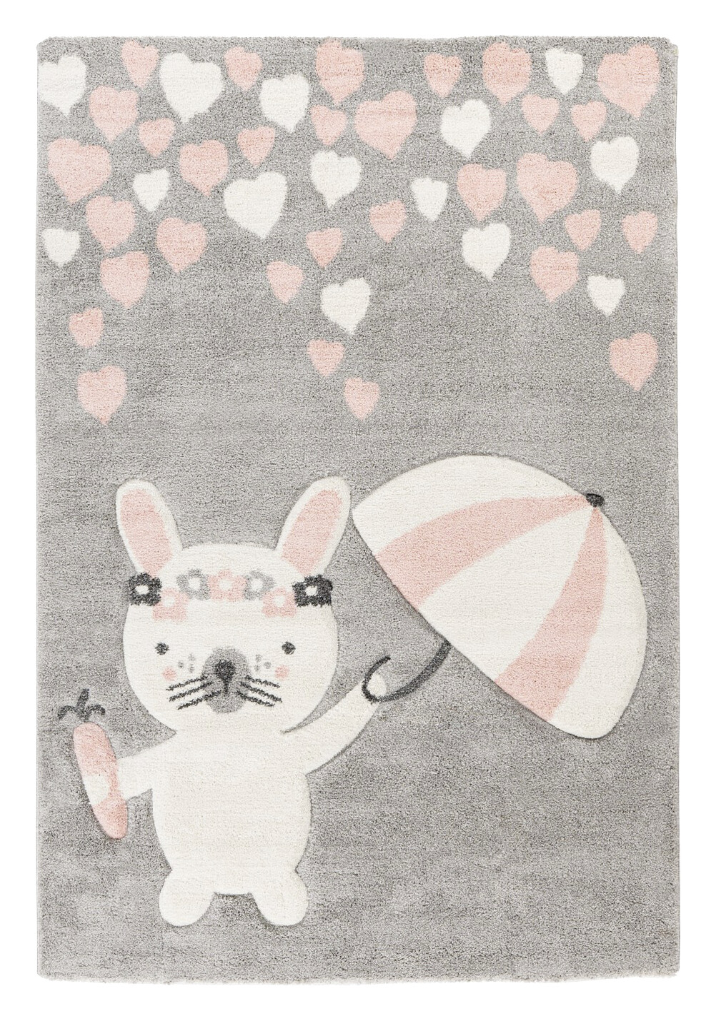 Kayoom Kurzflorteppich Australia - Clermont rosa B/H/L: ca. 80x1,6x150 cm