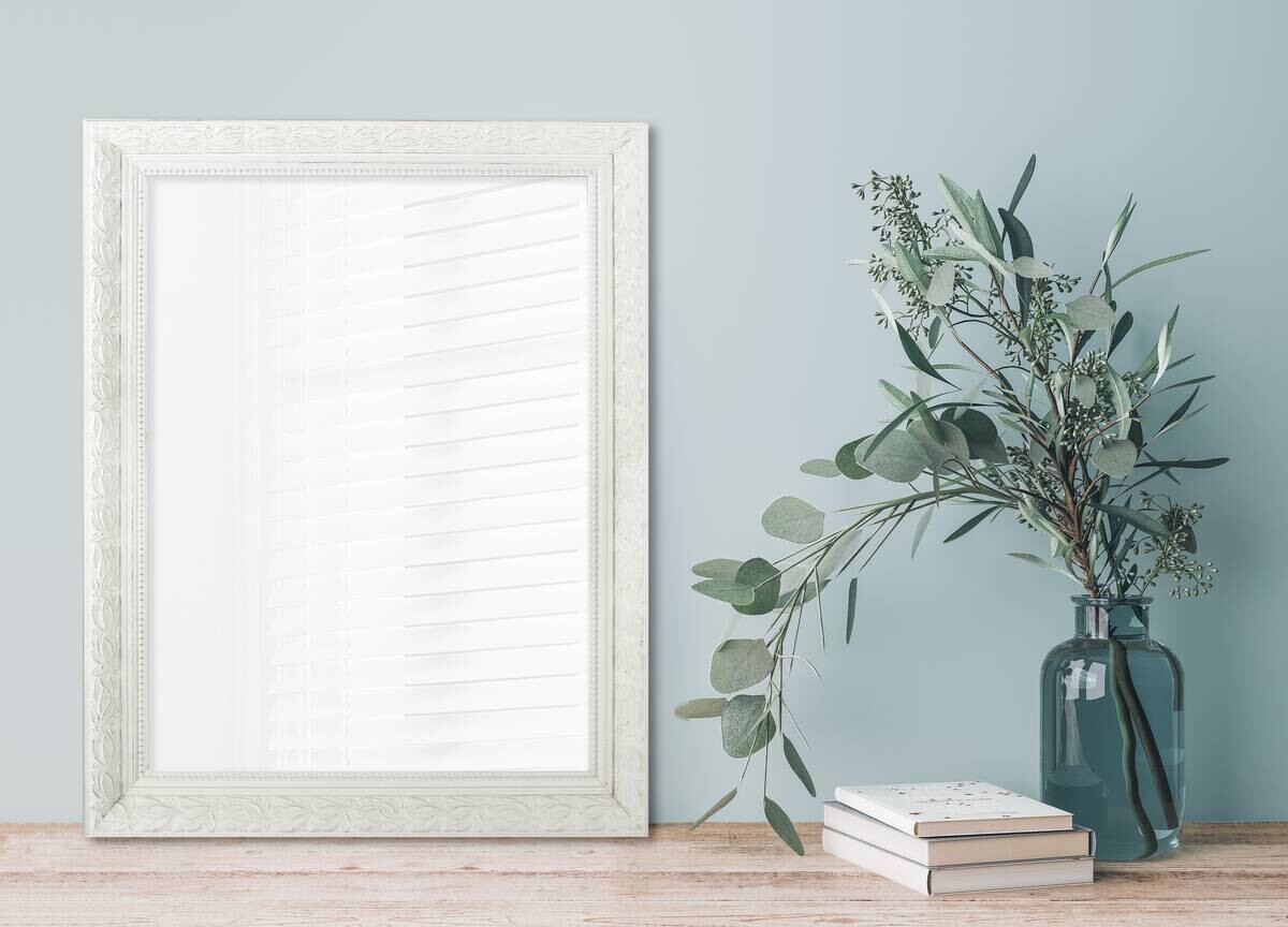 Mirrors&More Rahmenspiegel TANJA weiß B/H/T: ca. 55x70x3,5 cm