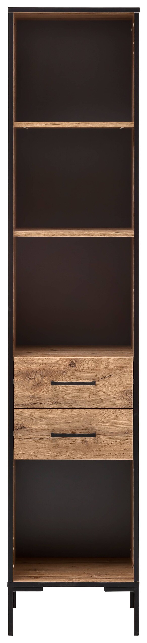 Regal Serie 2000 Eiche Landhaus Nachbildung B/H/T: ca. 40,2x194,2x39 cm