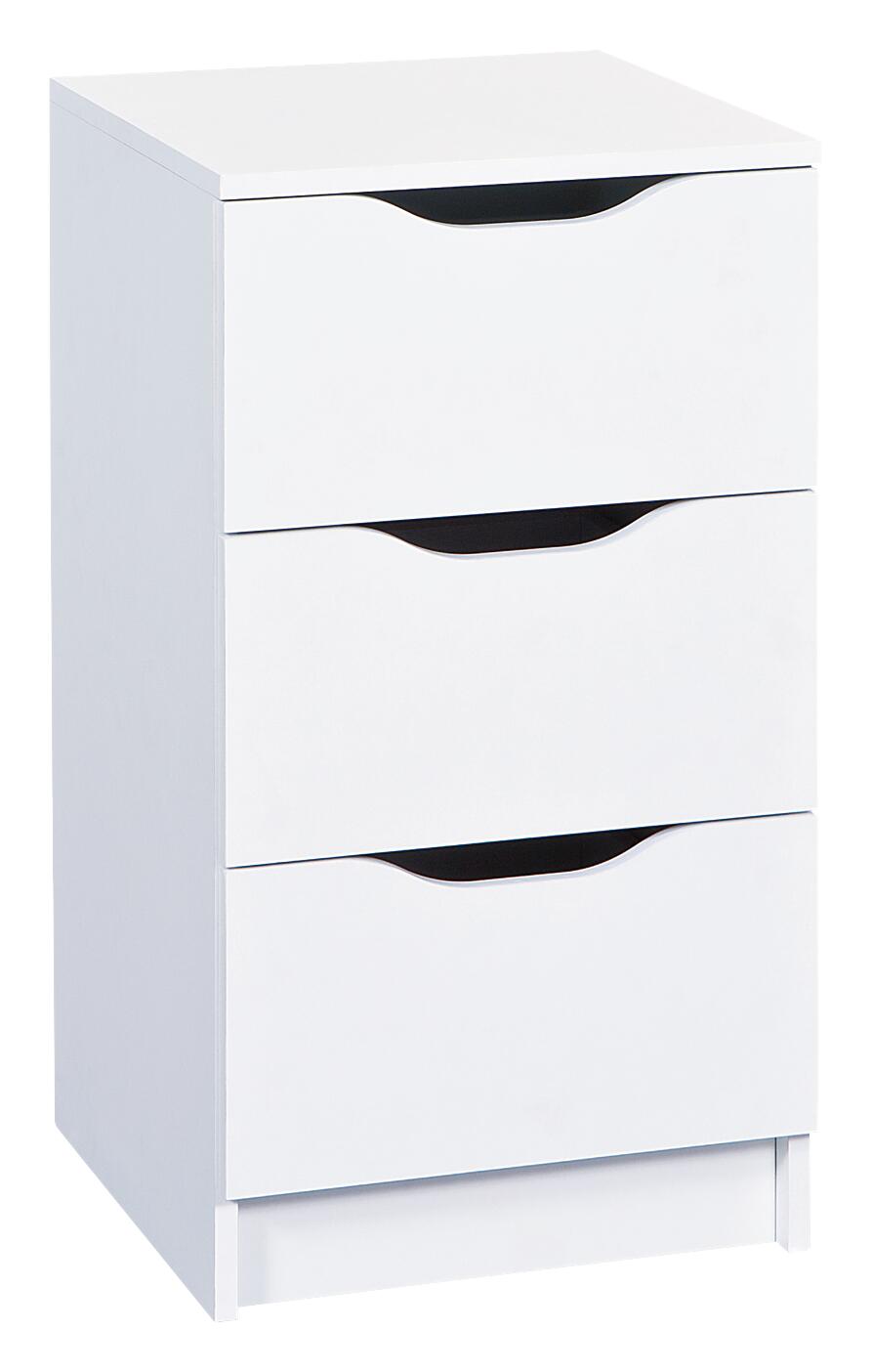 Kommode WESTPHALEN weiß B/H/T: ca. 41x71x40 cm