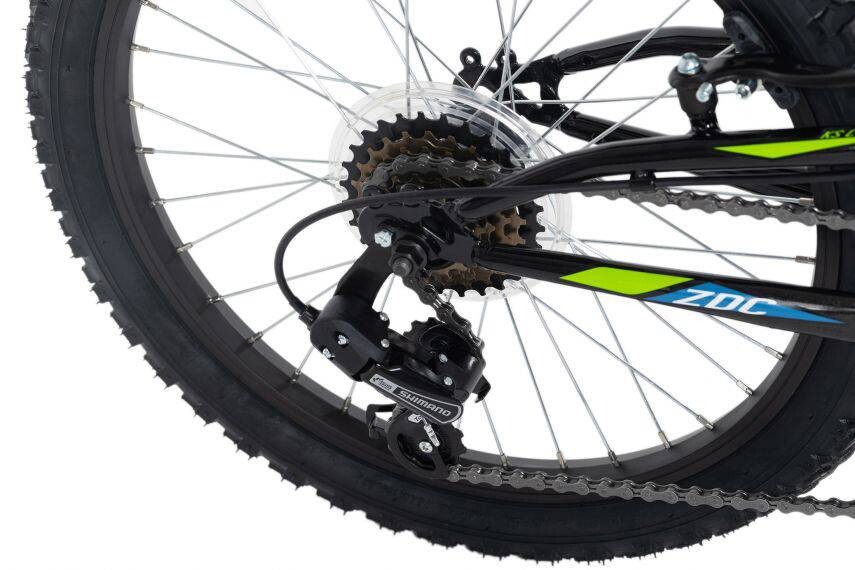 KS-Cycling Kinderfahrrad Zodiac Zodiac 20 Zoll Rahmenhöhe 31 cm 6 Gänge schwarz schwarz ca. 20 Zoll