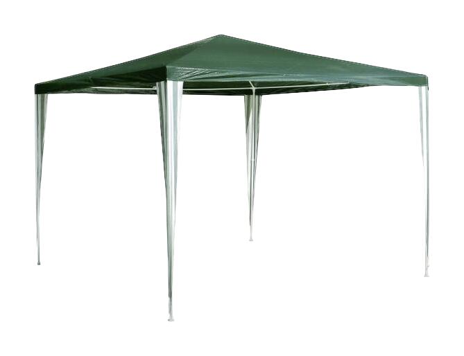 VCM Pavillon grün Stahlrohr B/H/L: ca. 300x197x300 cm