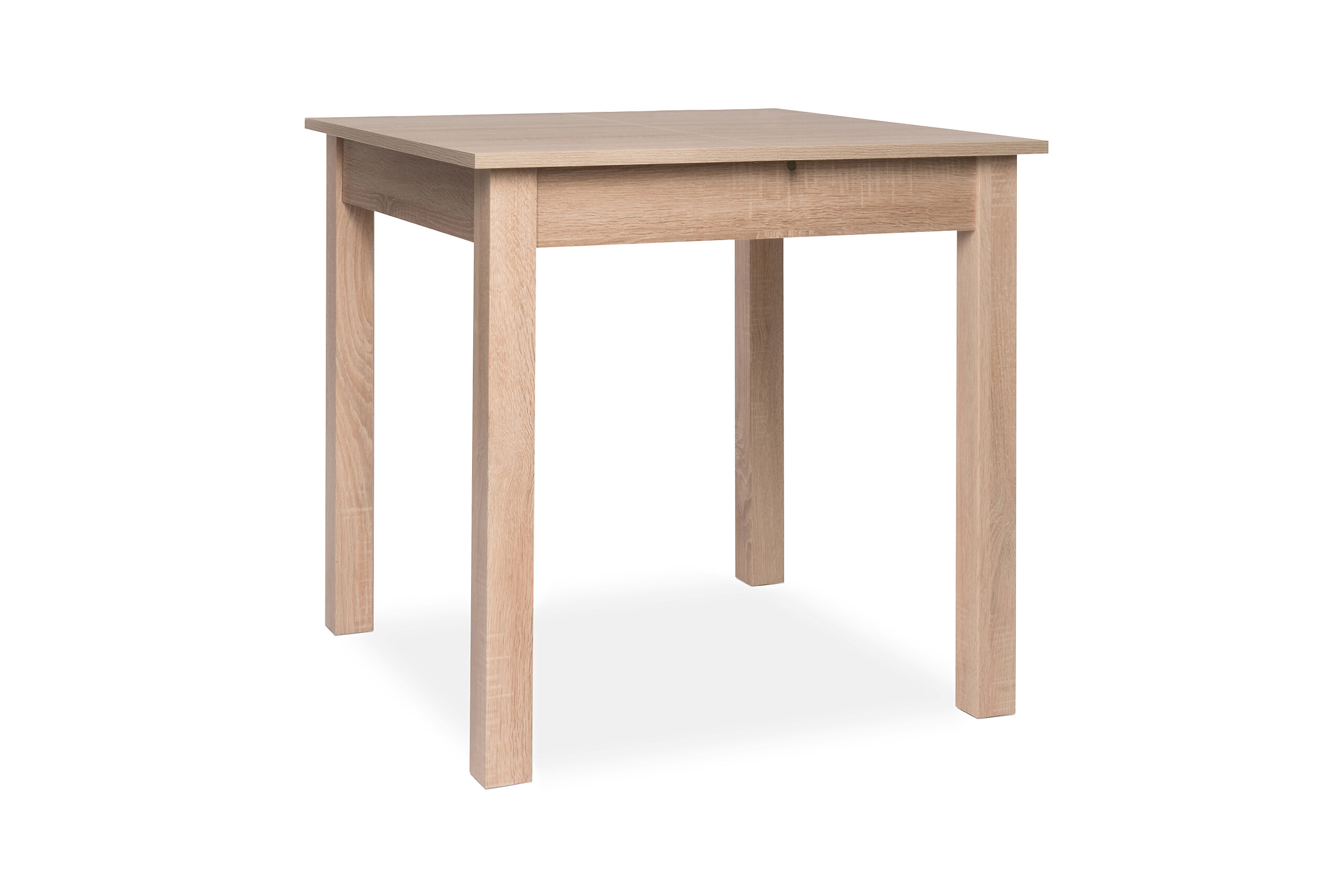 Esstisch Coburg Eiche Sonoma Optik schwarz B/T: ca. 80x80 cm