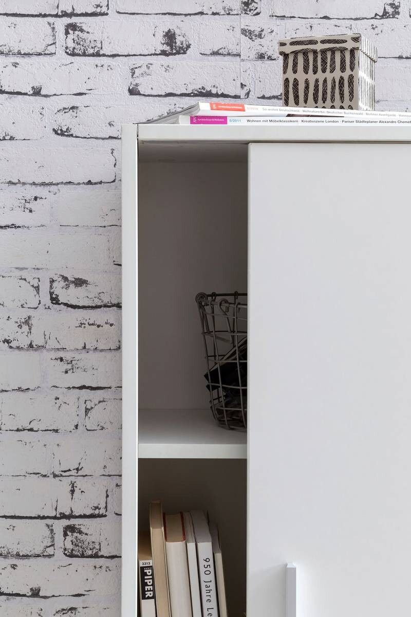 Aktenschrank weiß B/H/T: ca. 60x107,5x28,5 cm