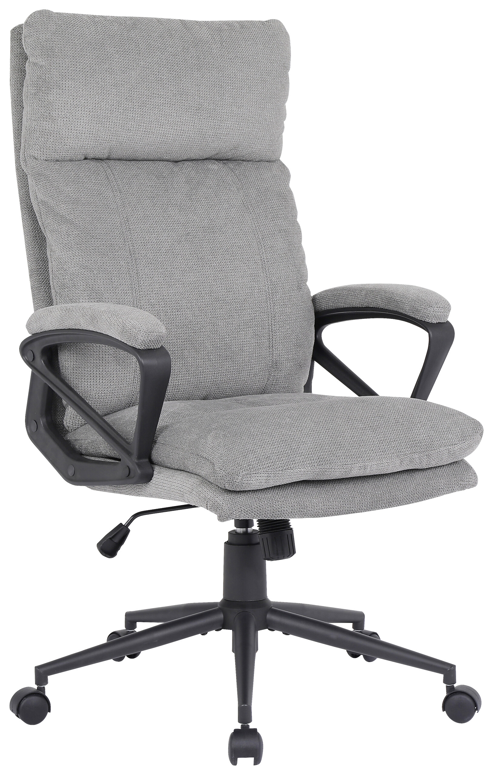 Chefsessel POCOLine grau Stoff