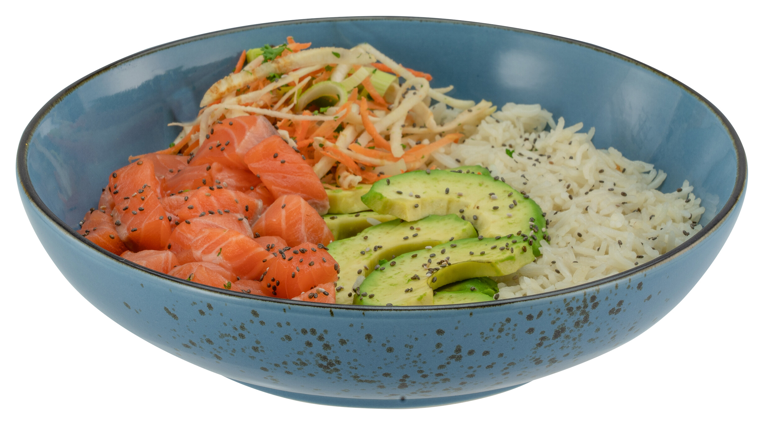 CreaTable Schalen-Set Nature Collection Aqua blau Keramik