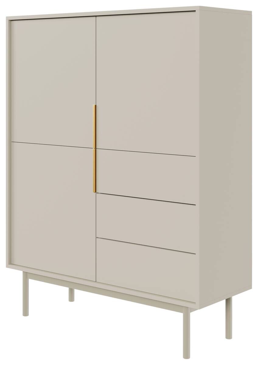 Highboard VIVA Cashmere B/H/T: ca. 104x139,5x39 cm