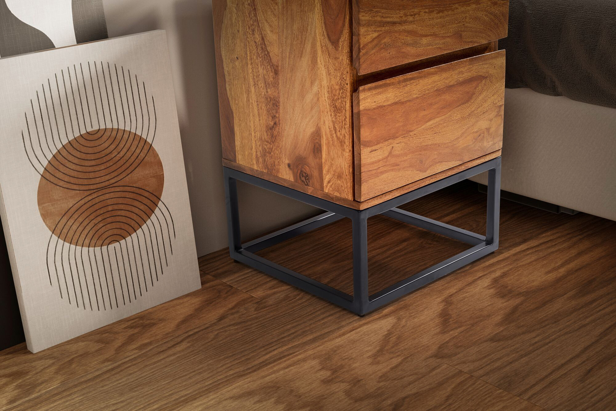 Nachtkonsole braun B/H/T: ca. 40x60x38 cm Nachtkonsole braun B/H/T: ca. 40x60x38 cm