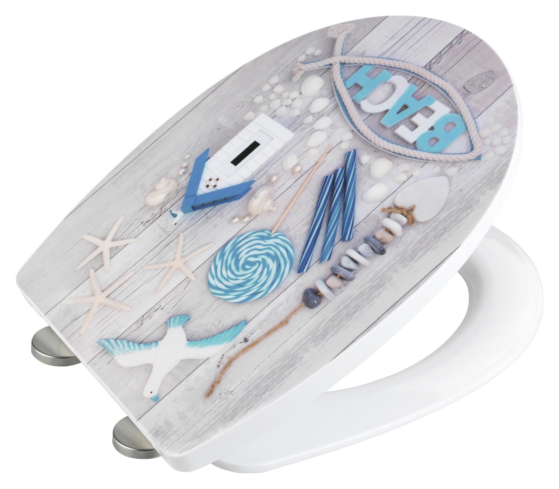 WENKO WC-Sitz Beach Thermoplast