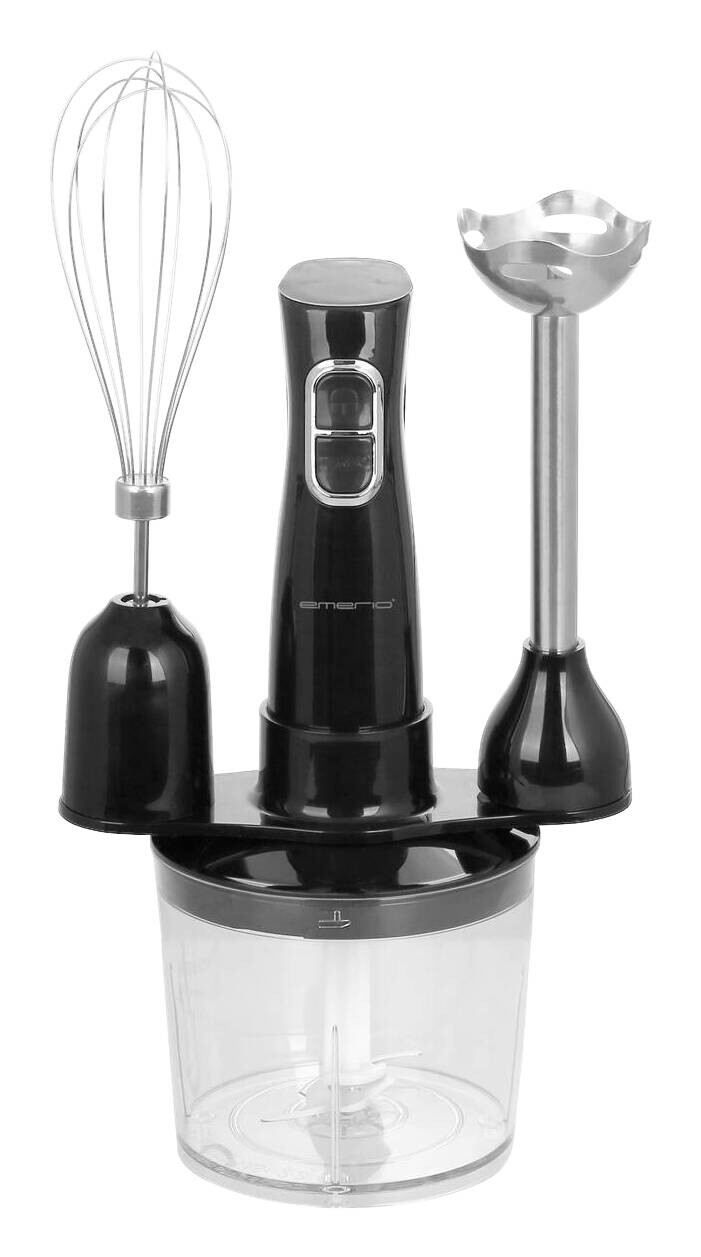 Emerio Stabmixer HB-128185.1 schwarz Kunststoff Edelstahl B/H/L: ca. 6x36x6 cm Emerio Stabmixer HB-128185.1 schwarz Kunststoff Edelstahl B/H/L: ca. 6x36x6 cm