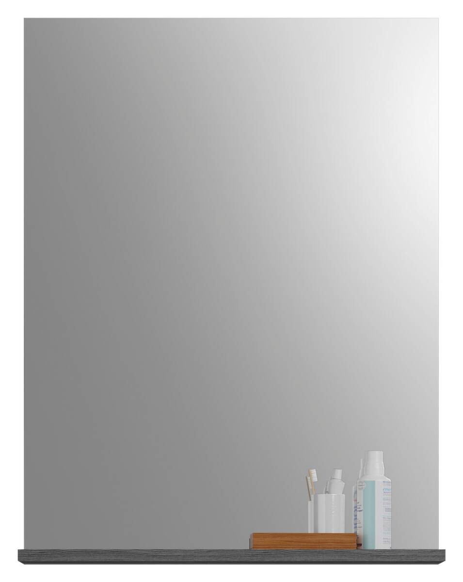 Badezimmer-Set Scout Rauchsilber Nachbildung weiß Hochglanz B/H/T: ca. 164x191x34 cm