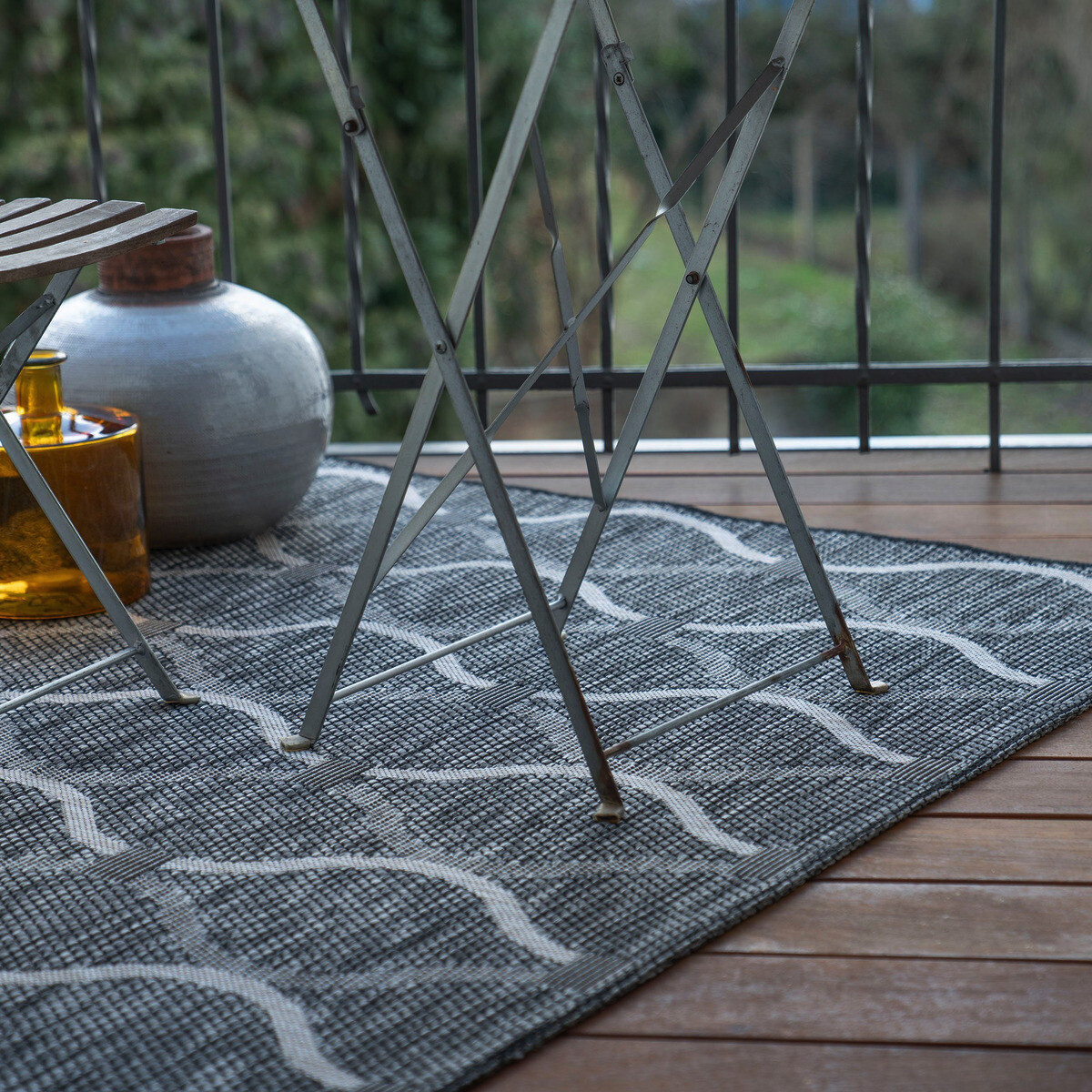 Obsession Teppich My Outdoor grau B/L: ca. 120x170 cm