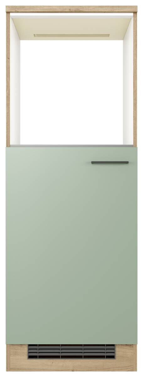 Kühlumbauschrank Cara grün B/H/T: ca. 60x168,5x60 cm