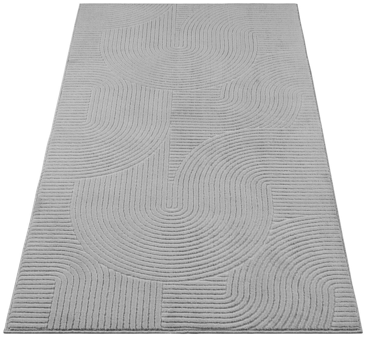 Dinarsu Teppich Stilo grau B/L: ca. 120x160 cm