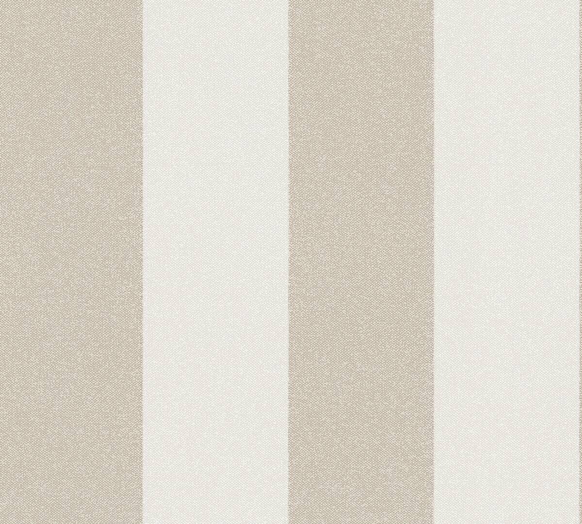 A.S.Creation Vliestapete New Elegance Streifen beige B/L: ca. 53x1005 cm