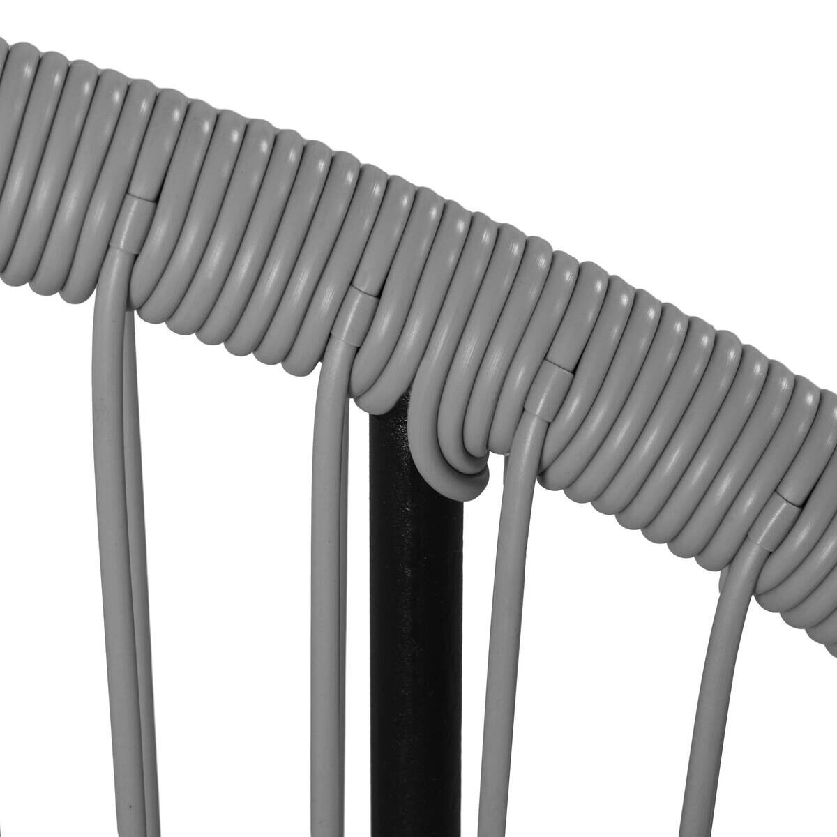 POCOline Gartenstuhl Acapulco grau Stahlrohr B/H/L: ca. 73x84x76 cm