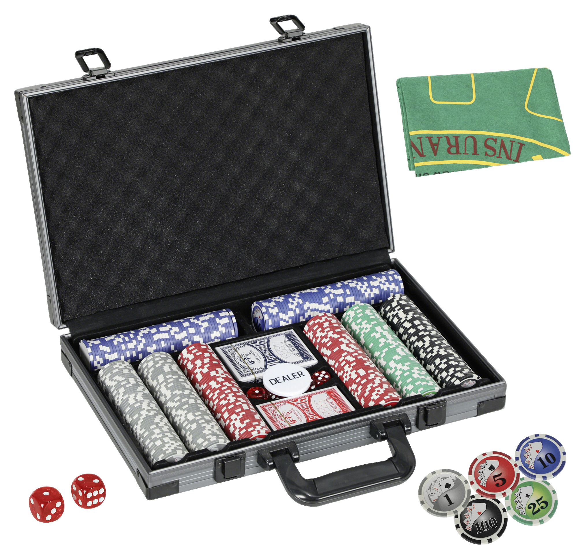 SPORTNOW Pokerset B/H/L: ca. 28x8x39,5 cm