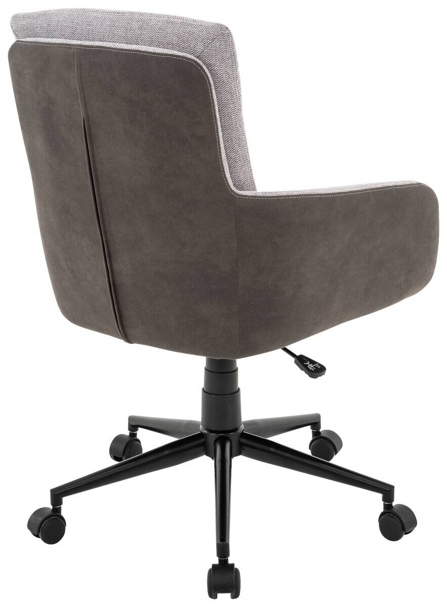 Drehstuhl Hannah grau Stoff