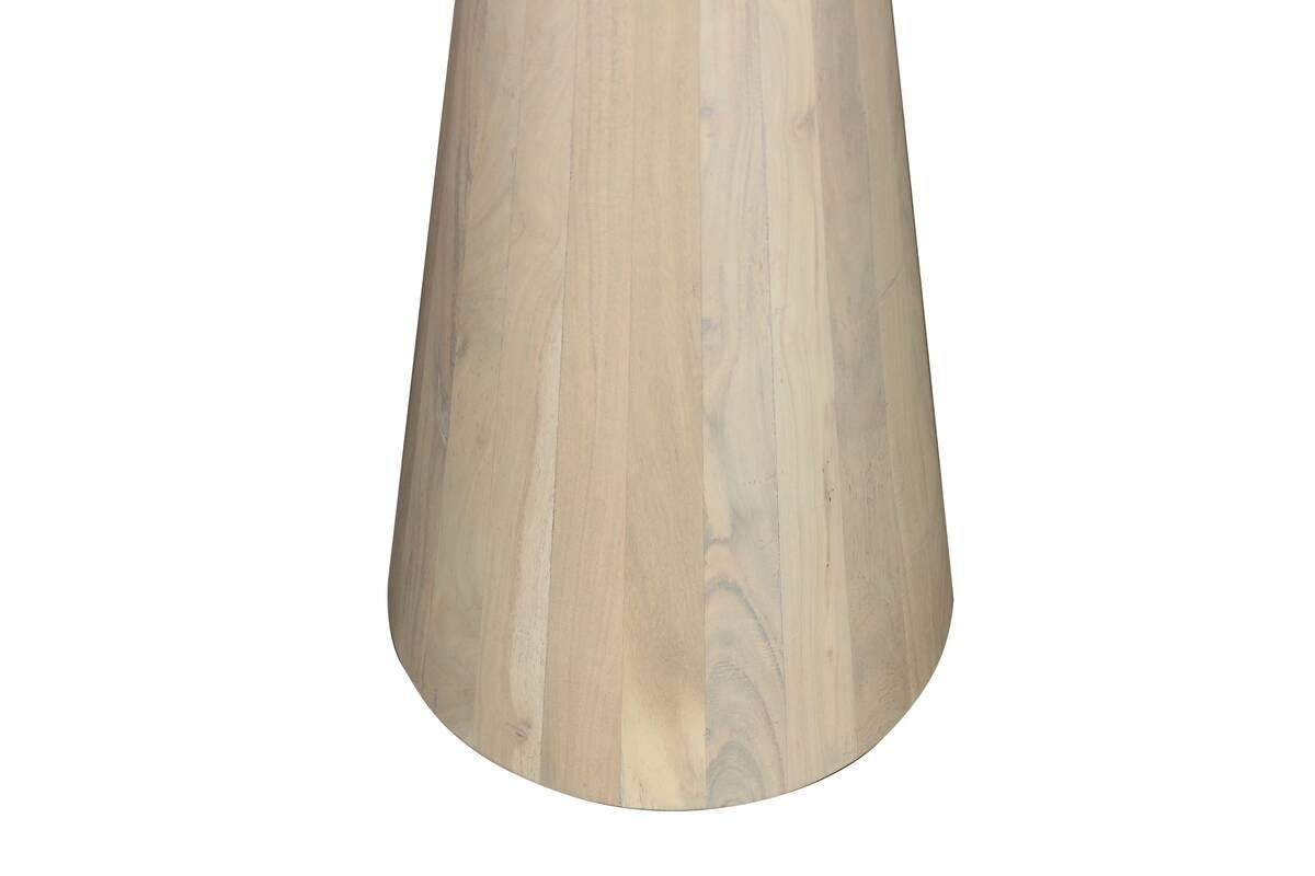 Beistelltisch CONE weiß gekälkt Akazie H/D: ca. 60x35 cm