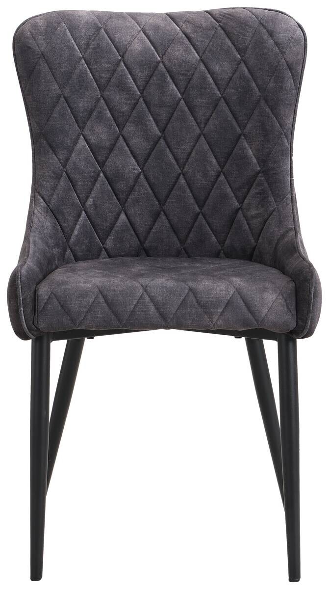 Stuhl Jackson anthrazit Samtoptik B/H/T: ca. 51x95x60 cm Stuhl Jackson anthrazit Samtoptik B/H/T: ca. 51x95x60 cm