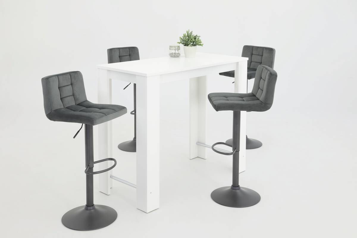 Bartisch FRIEDA T weiß Holzwerkstoff B/H/T: ca. 120x108x58 cm