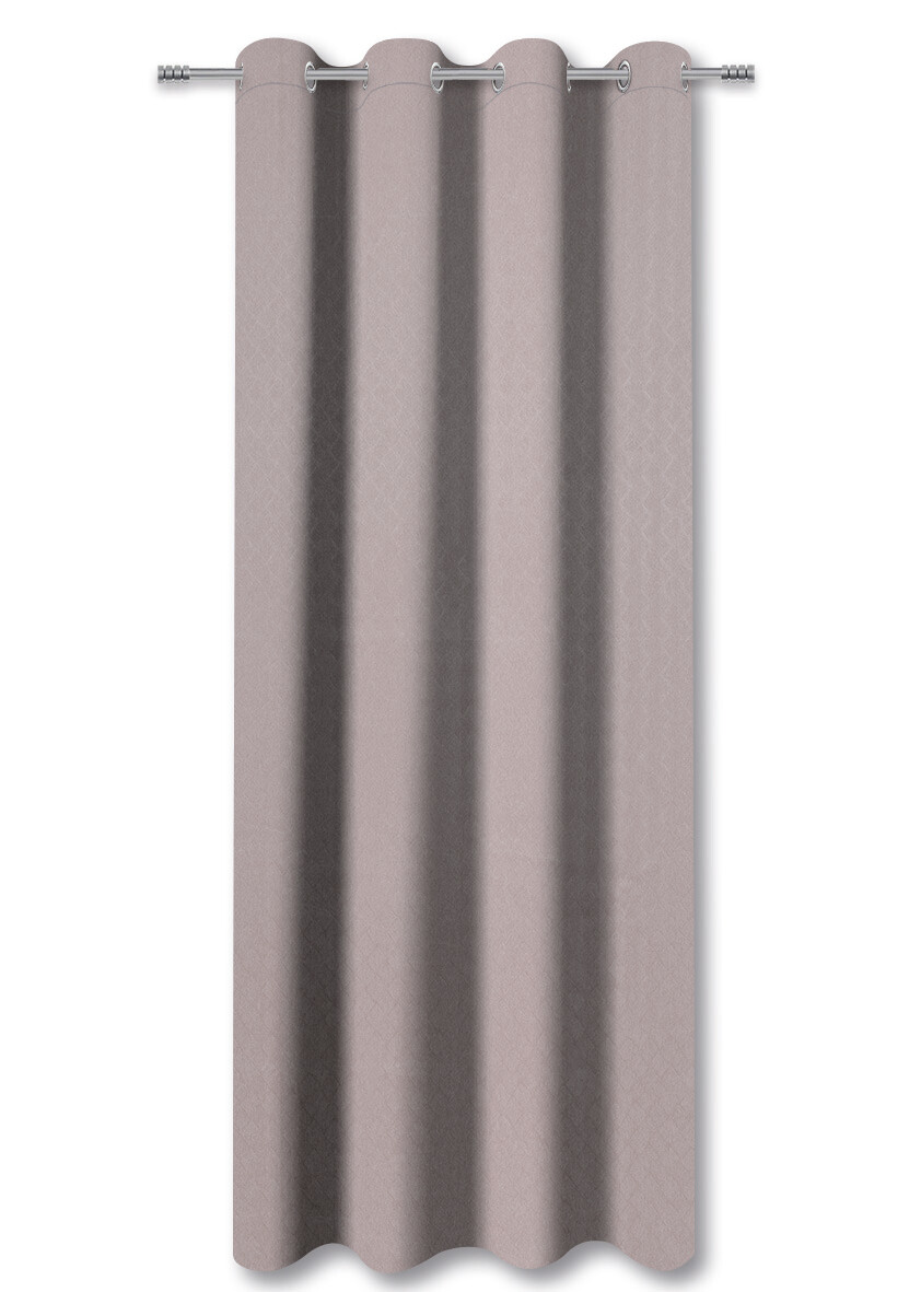 Verdunklungsvorhang Larius rosé B/L: ca. 140x245 cm