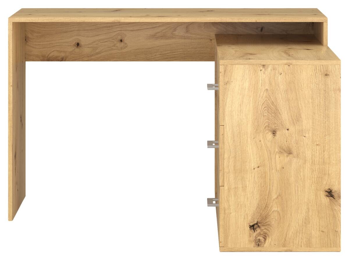 Schreibtisch KURT Eiche Artisan Nachbildung B/H/T: ca. 120x75,4x122 cm
