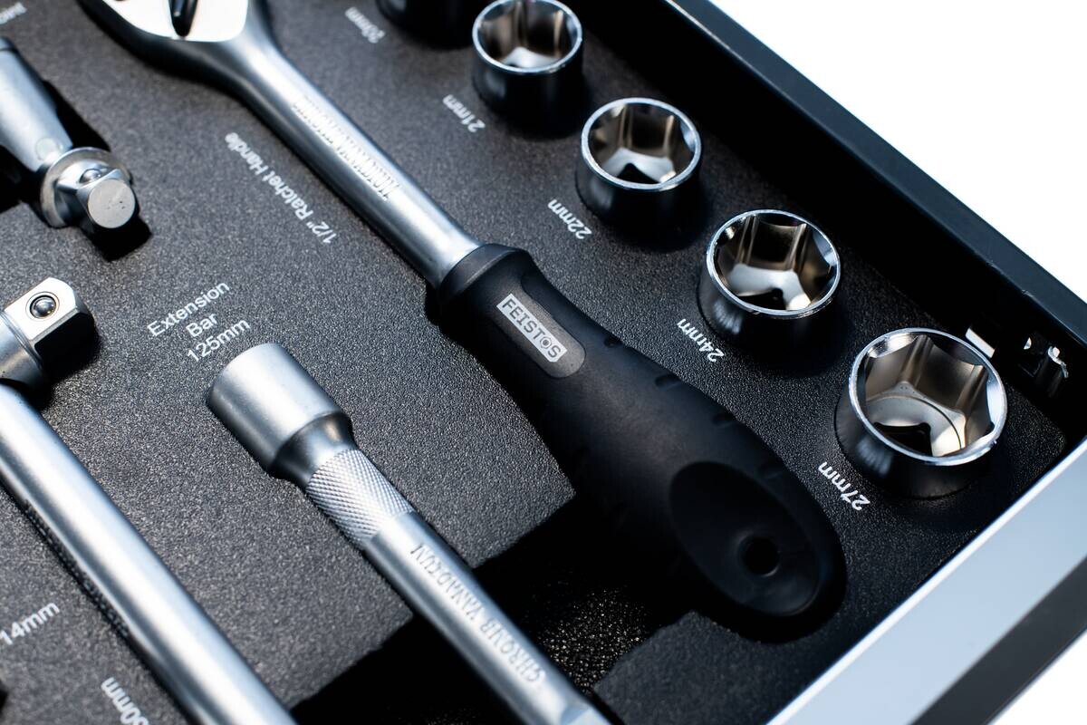 Werkstattwagen Mento anthrazit B/H/L: ca. 47x96x77 cm